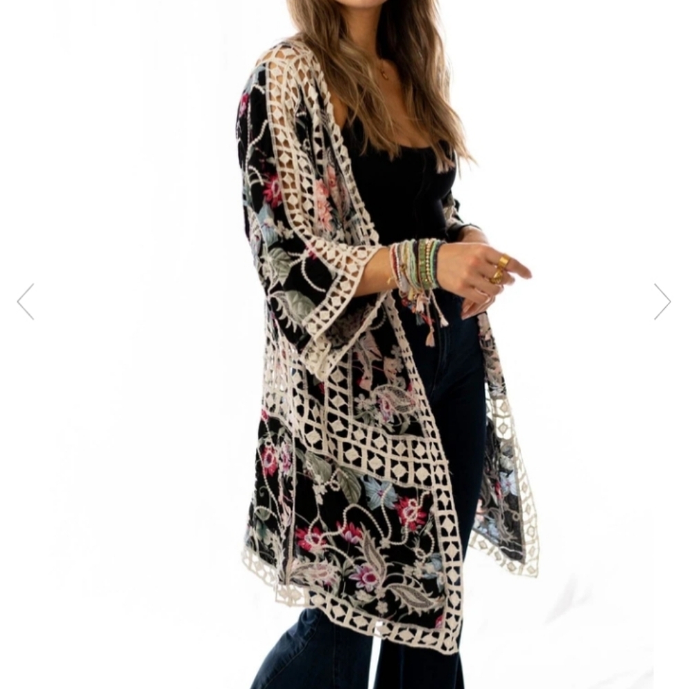 NWT TBN Let's Get Tropical Kimono